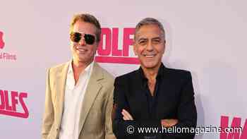 Brad Pitt, 60, and George Clooney, 63, look eternally youthful during joint red carpet appearance