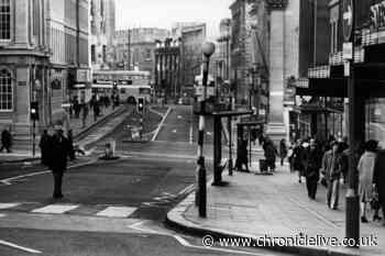 Then and Now: A busy day on Newcastle city centre's Market Street in 1975