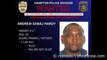 Man wanted in Hampton considered 'armed and dangerous'