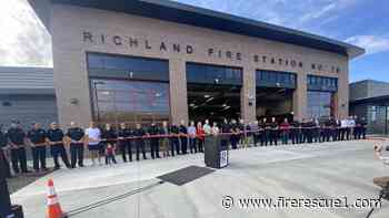 Hose uncoupling marks the grand opening of new Wash. firehouse