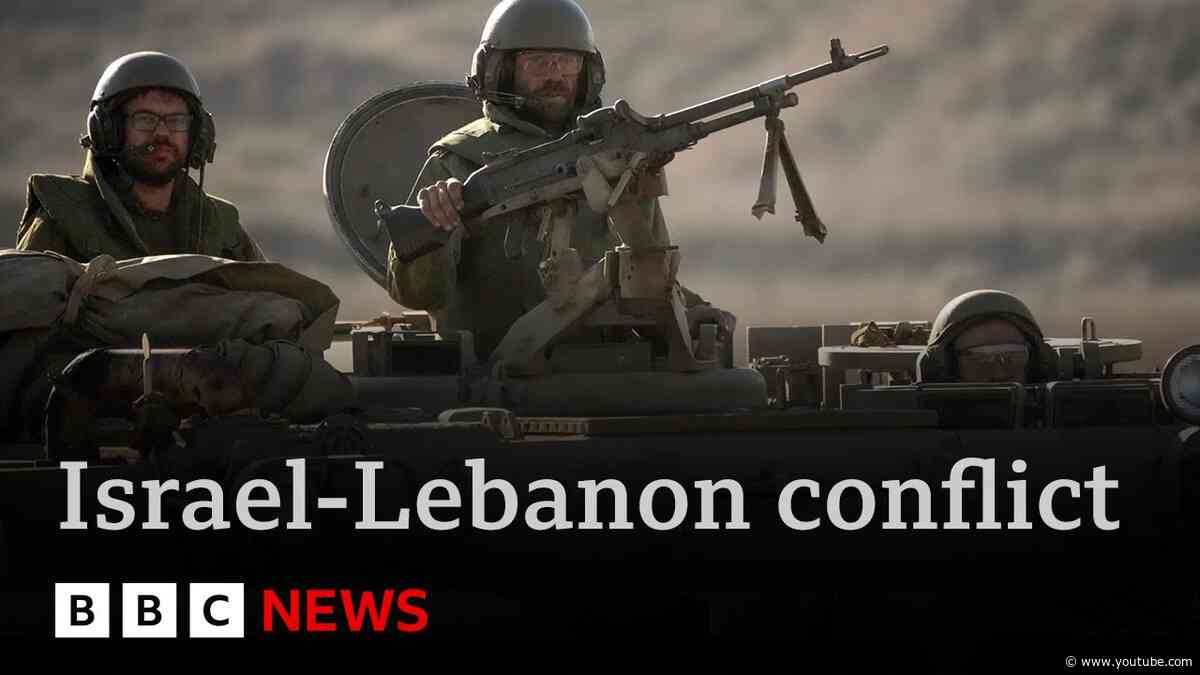 Fears grow of wider war as Israel sends more troops to Lebanon border | BBC News