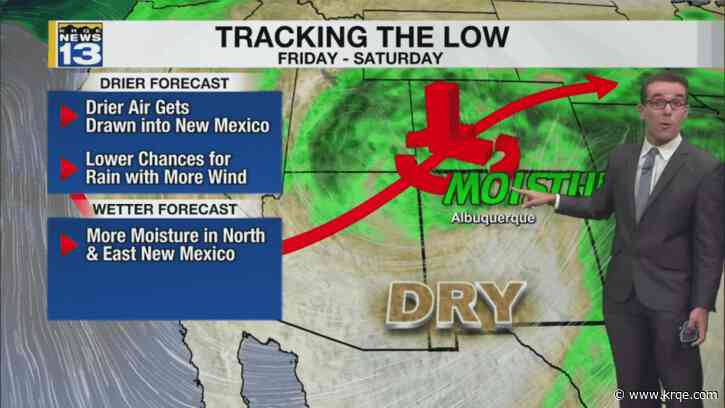 Mostly dry & warmer temperatures before more rain chances