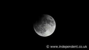 Timelapse shows stunning view of partial lunar eclipse