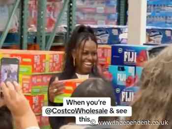 TikTok video shows Michelle Obama touting her new ‘healthy’ soda at a California Costco