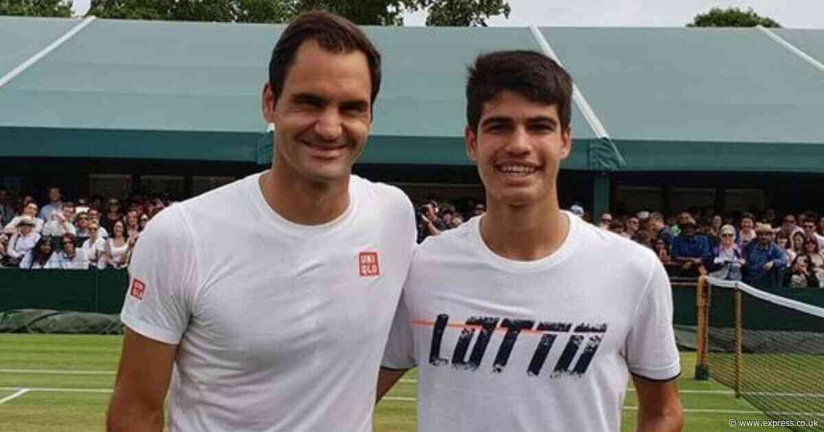 Carlos Alcaraz lifts lid on first Roger Federer meeting as Spaniard awaiting 'apology'