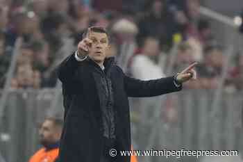 Dinamo Zagreb fires coach two days after 9-2 loss to Bayern Munich