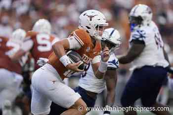 Arch Manning to get first start for No. 1 Texas as Ewers continues recovery from abdomen strain