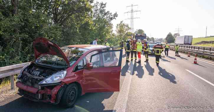 Drei Verletzte nach Unfall auf A 70 bei Scheßlitz