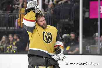 Golden Knights weigh options after goalie Robin Lehner fails to report