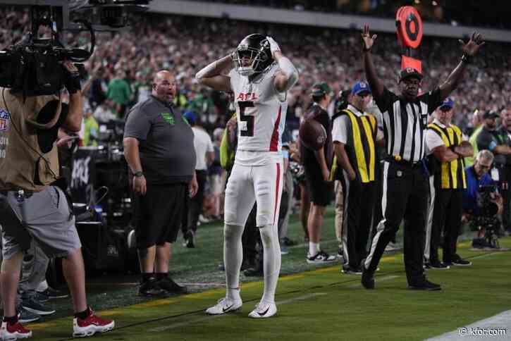 Falcons receiver apologizes for violating longstanding NFL rule during TD celebration: 'Won't see that again from me'