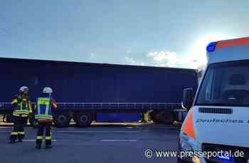 FW Stockach: Verkehrsunfall zwischen PKW und LKW