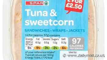 Domino's dips and sandwiches from Aldi and Spar among huge list of food recalled because of 'undeclared peanuts' days after pizza chain told allergy sufferers not to eat their food