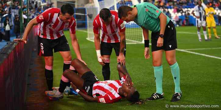 Golpe para el Athletic: Nico Williams deja el campo lesionado