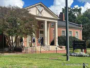 More UNC protests: ROTC building defaced at UNC during pro-Palestinian protest