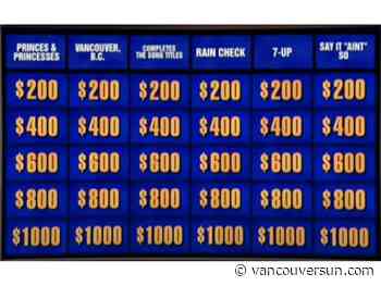 You think you know Vancouver? Test your knowledge with these Jeopardy! questions