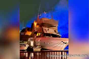 Yacht with 1K rounds of ammunition and fireworks burns in California