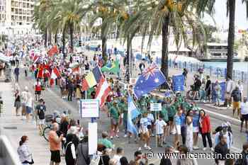 On a assisté à la grande parade des athlètes à 4 jours du championnat du monde d‘IronMan féminin à Nice