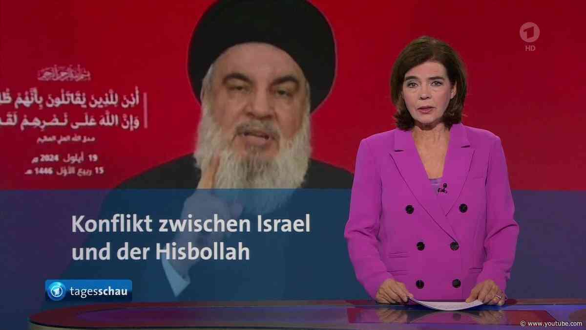 tagesschau 20:00 Uhr, 19.09.2024