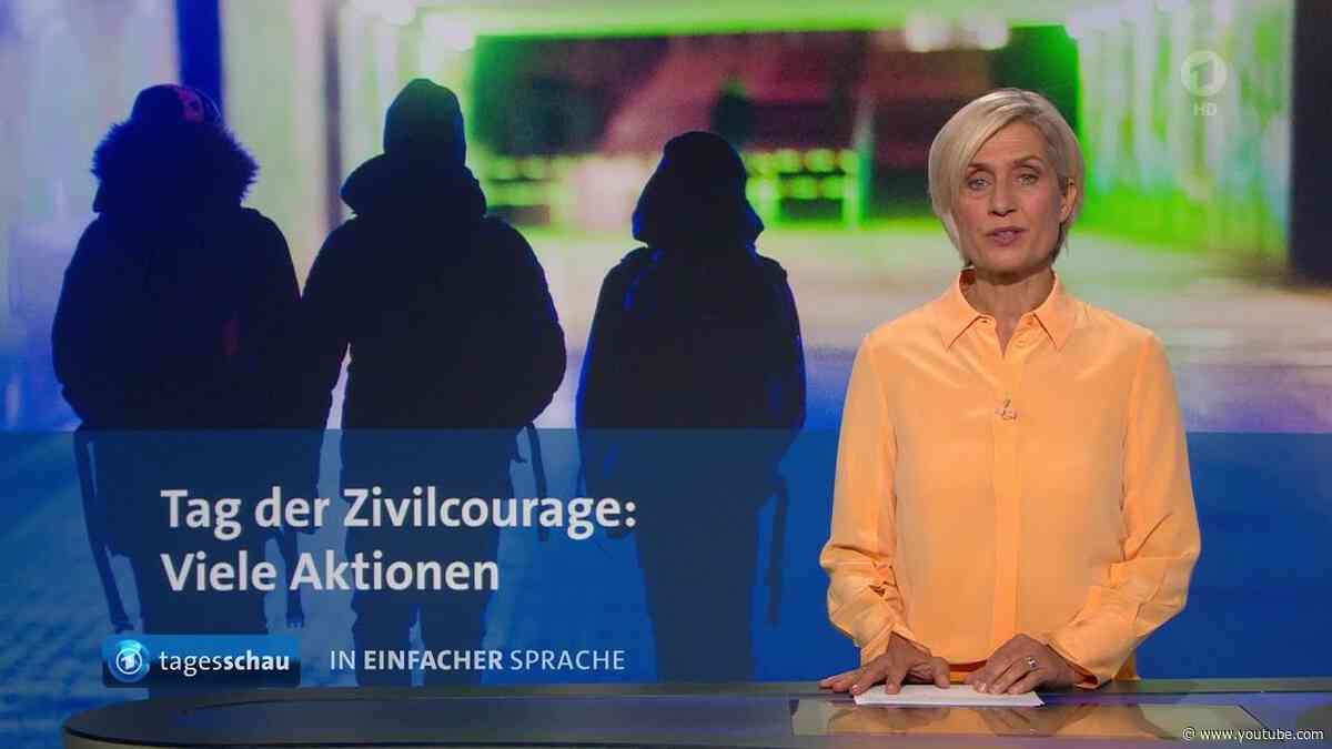 tagesschau in Einfacher Sprache 19:00 Uhr, 19.09.2024