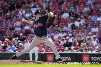 Olson homers twice and Sale wins his major league-leading 18th as the Braves rout the Reds 15-3