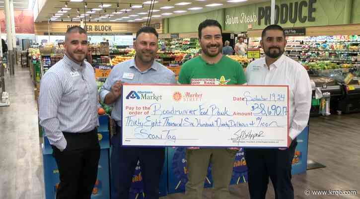 Albertsons donates more than $38K to Roadrunner Food Bank