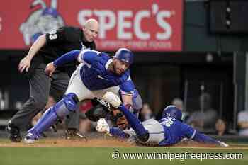 Gausman pitches 5 no-hit innings and Guerrero goes deep twice as Blue Jays beat Rangers 4-0