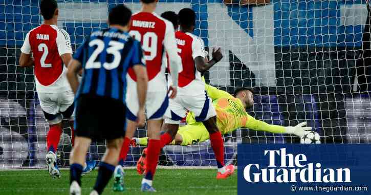 David Raya’s penalty save earns Arsenal Champions League draw at Atalanta