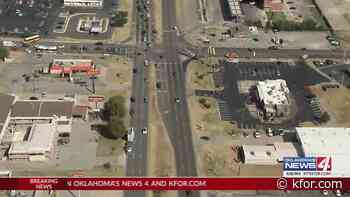 Downed power lines cause street closure in NW OKC