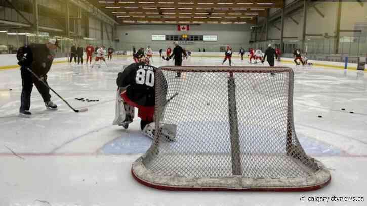 Flames open up training camp; veterans will have to lead way