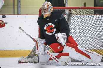 Battle for starting goalie headlines Calgary Flames training camp