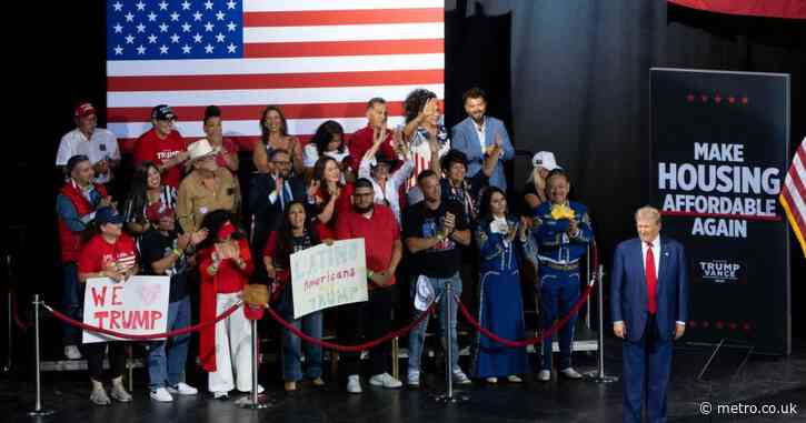 Trump rally attendees who sat behind him suffer mysterious eye illness