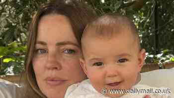 New mum Melissa George, 48, shares rare photos of six-month-old son Lyor Gatsby during outing at French chateau