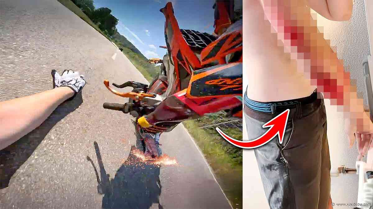 DRUNK DRIVER HITS BIKER | EPIC & CRAZY MOTORCYCLE MOMENTS 2024 - BEST OF WEEK - #70