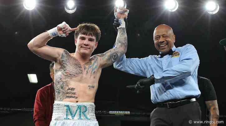 California prospect Mathias Radcliffe faces Jason Buenaobra on Friday in first eight rounder