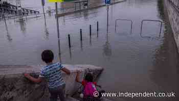 Watch live: Hungary’s Danube River bursts banks as flooding reaches parliament in Budapest