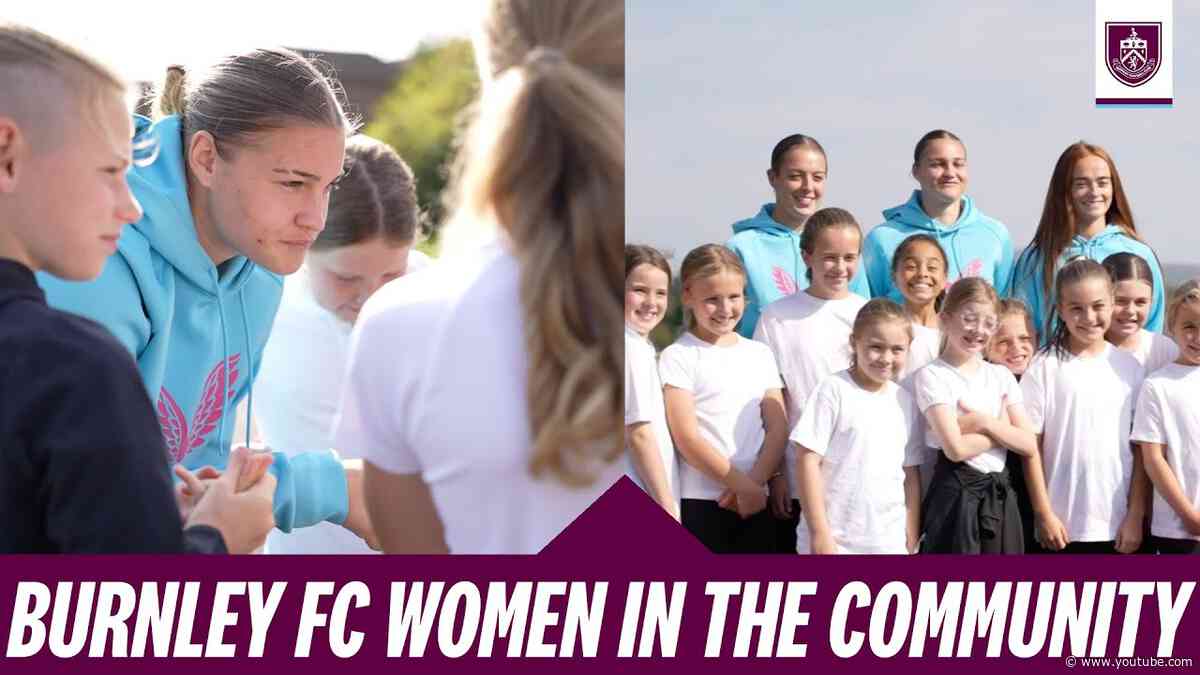 Burnley FC Women Players Visit Local School Ahead Of Turf Moor Return