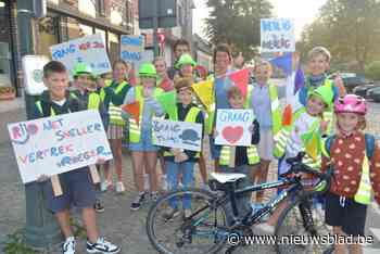 Leerlingen basisschool De Hartepit ijveren met ludieke actie voor zone 30