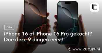 iPhone 16 of iPhone 16 Pro gekocht? Doe deze 9 dingen eerst!