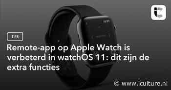 Remote-app op Apple Watch is verbeterd in watchOS 11: dit zijn de extra functies