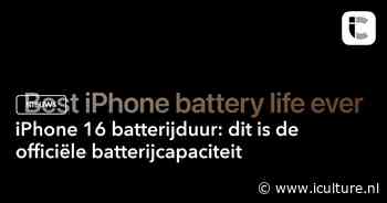 iPhone 16 batterijduur: dit is de officiële batterijcapaciteit