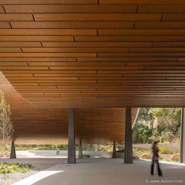 Kengo Kuma & Associates adds sweeping canopy to Lisbon art centre