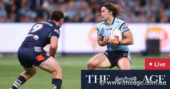 NRL finals LIVE: Tries to Cotter and Holmes help Cowboys cut Cronulla lead