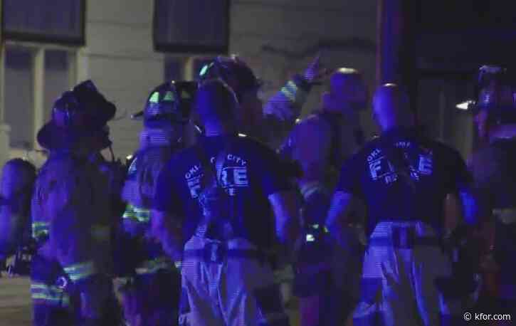 Firefighters respond to apartment fire in Oklahoma City metro