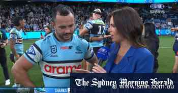 Sharks star's immediate reaction