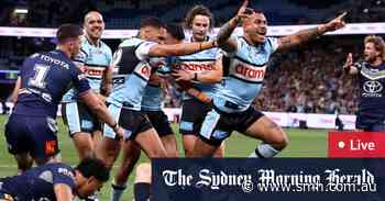 NRL finals as it happened: Sharks snap finals losing streak with victory over the Cowboys