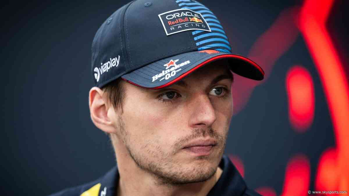 Verstappen punished for swearing in F1 press conference