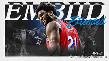 Joel Embiid signs 3-year, $192.9 million extension with Sixers: Report