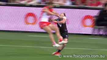 ‘Glancing blow’ or ‘forceful high contact’? MRO to take a close look at Swans veteran’s incident