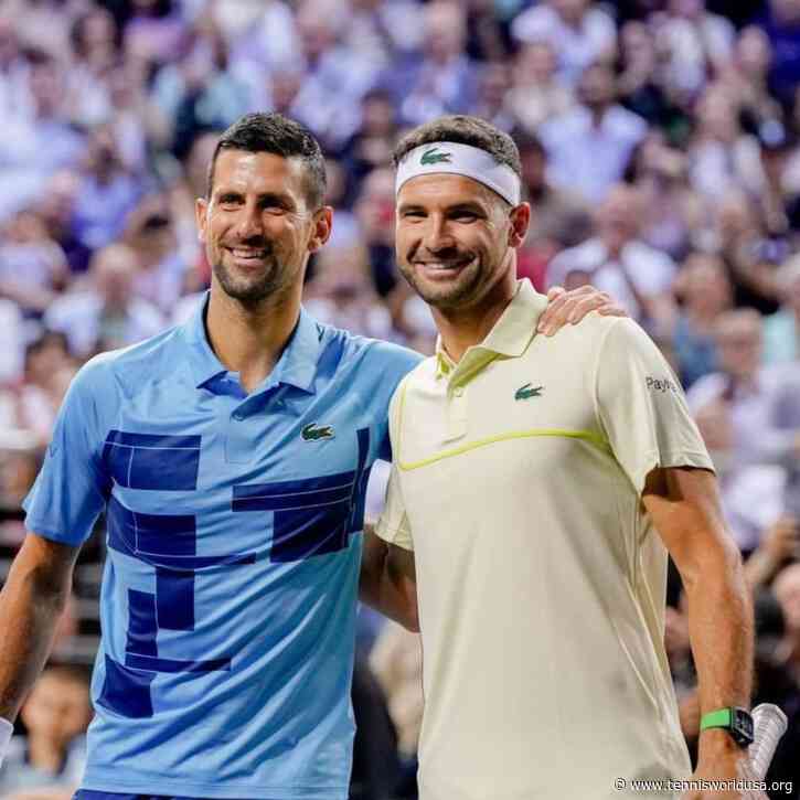 Grigor Dimitrov shares funny update on crazy moments with Novak Djokovic