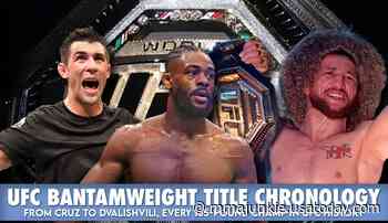 UFC bantamweight title history: Dominick Cruz, Aljamain Sterling, Merab Dvalishvili and more